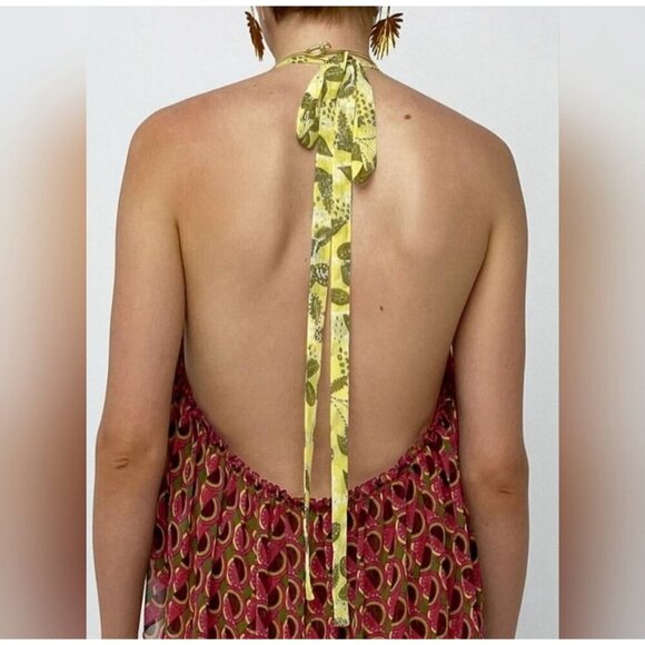 Zara Sheer Colourful Cropped Top Bundle L NWT - Picture 13 of 13